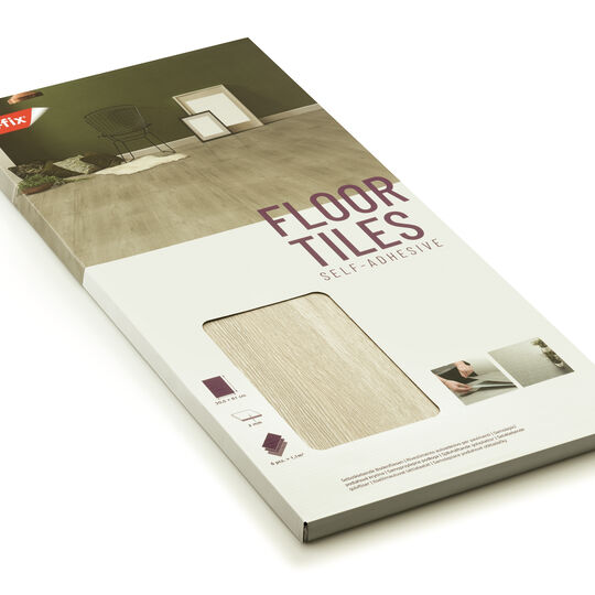 selbstklebende Bodenfliesen Nordic Oak (6er Set) image number null